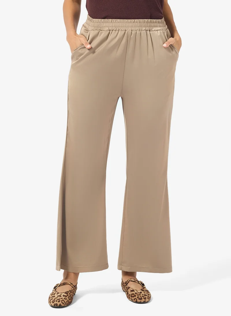 Khizana  Longline Top With Side Tie Up & Pant Set for Women | Best Price UAE
